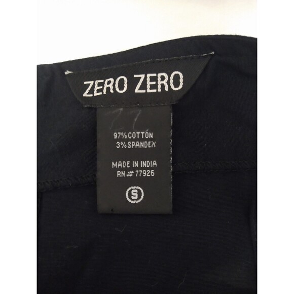 Zero Zero Size Small Black A-line Skirt Sequins Beads Embroidery - Picture 5 of 8